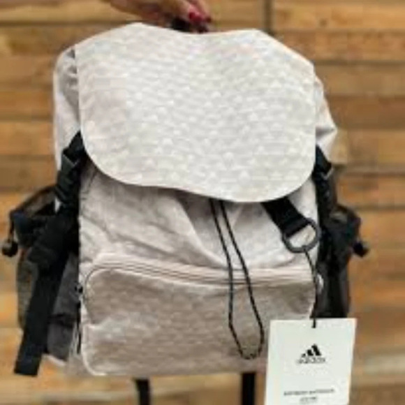 adidas Saturday Sport Fashion Backpack, BOS Mini Monogram Wonder - Picture 2 of 8